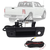 Tailgate Handle with Backup Rear View Camera Compatible with Dodge Ram 1500 2009-2017 Ram 2500 3500 2010-2017 Aftermarket Replacement Parking Reverse Camera (with Guide Wire)